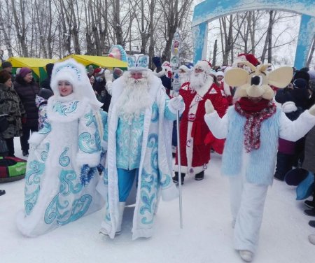 Шествие дедов морозов и снегурочек Шествие дедов морозов и снегурочек